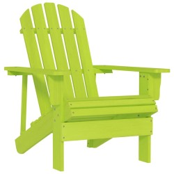 Chaise de jardin Adirondack bois de sapin massif vert 569911569911