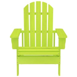 Chaise de jardin Adirondack bois de sapin massif vert 569911569911