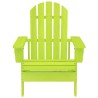 Chaise de jardin Adirondack bois de sapin massif vert 569911569911