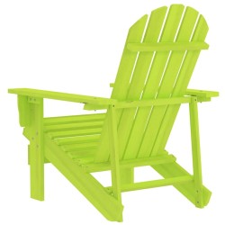 Chaise de jardin Adirondack bois de sapin massif vert 569911569911