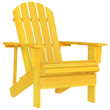 Chaise de jardin Adirondack bois de sapin massif jaune 569912569912