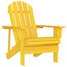 Chaise de jardin Adirondack bois de sapin massif jaune 569912569912