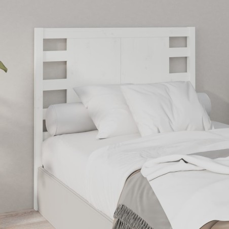  Tête de lit Blanc 81x4x100 cm Bois massif de pin 