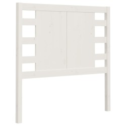  Tête de lit Blanc 81x4x100 cm Bois massif de pin 