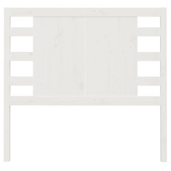  Tête de lit Blanc 81x4x100 cm Bois massif de pin 