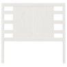  Tête de lit Blanc 81x4x100 cm Bois massif de pin 