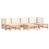 Salon de jardin 7 pcs Bois de pin massif 569945569945