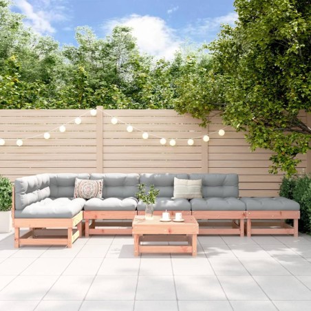 Salon de jardin 7 pcs bois massif douglas 569946569946