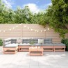 Salon de jardin 7 pcs bois massif douglas 569946569946