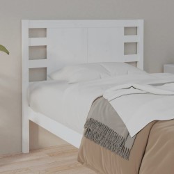  Tête de lit Blanc 81x4x100 cm Bois massif de pin 