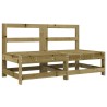 Salon de jardin 8 pcs bois de pin imprégné  569949569949