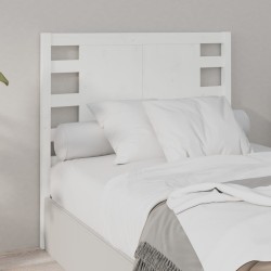  Tête de lit Blanc 81x4x100 cm Bois massif de pin 