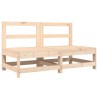 Salon de jardin 8 pcs Bois de pin massif 569950569950