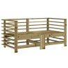 Salon de jardin 7 pcs bois de pin imprégné 569955569955