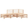 Salon de jardin 4 pcs bois massif de pin 569966569966