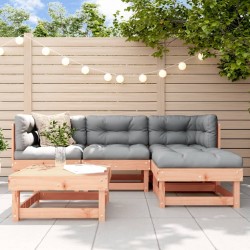 Salon de jardin 5 pcs bois massif douglas 569983569983