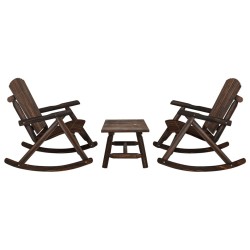 Ensemble de salon de jardin 3 pcs bois massif d'épicéa 569996569996