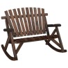 Ensemble de salon de jardin 3 pcs bois massif d'épicéa 569996569996