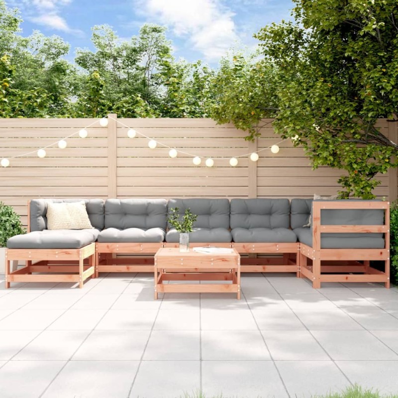 Salon de jardin 8 pcs bois massif douglas 569998569998