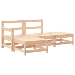 Salon de jardin 4 pcs bois massif de pin 569999569999