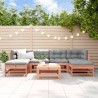 Salon de jardin 7 pcs avec coussins bois massif douglas 570018570018