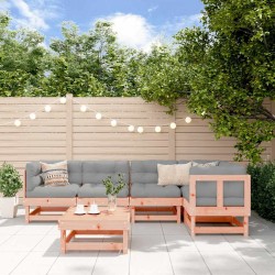 Salon de jardin 6 pcs avec coussins bois massif Douglas 570022570022