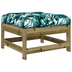 Salon de jardin 6 pcs avec coussins bois de pin imprégné 570024570024