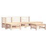 Salon de jardin 6 pcs Bois de pin massif 570037570037