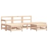 Salon de jardin 6 pcs Bois de pin massif 570040570040