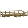 Salon de jardin 8 pcs bois de pin imprégné 570043570043