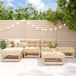 Salon de jardin 6 pcs Bois de pin massif 570044570044