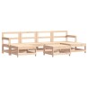 Salon de jardin 7 pcs Bois de pin massif 570047570047