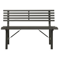 Banc de jardin 110 cm Acier Noir 570064570064