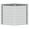 Lit surélevé de jardin 129x77 cm Acier galvanisé Argenté 570068570068
