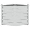 Lit surélevé de jardin 129x77 cm Acier galvanisé Argenté 570068570068