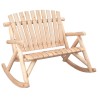 Ensemble de salon de jardin 3 pcs bois massif d'épicéa 570078570078