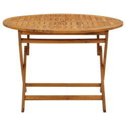 Table pliable de jardin 110 cm Bois d'acacia massif 570081570081