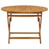 Table pliable de jardin 110 cm Bois d'acacia massif 570081570081