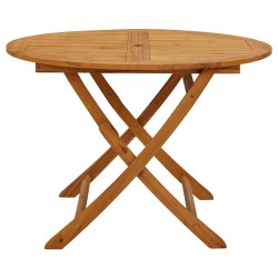 Table pliable de jardin 110 cm Bois d'acacia massif 570081570081