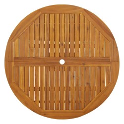 Table pliable de jardin 110 cm Bois d'acacia massif 570081570081