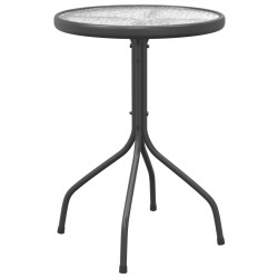 Table de jardin Ø50x71 cm Acier Anthracite 570083570083