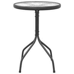 Table de jardin Ø50x71 cm Acier Anthracite 570083570083