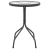 Table de jardin Ø50x71 cm Acier Anthracite 570083570083