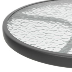 Table de jardin Ø50x71 cm Acier Anthracite 570083570083