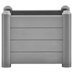 Lit surélevé de jardin PP Gris pierre 43x43x35 cm 570099570099
