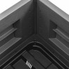 Lit surélevé de jardin PP Gris pierre 43x43x35 cm 570099570099