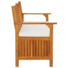 Banc de rangement avec coussin 170 cm Bois d'acacia solide 570110570110