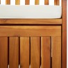Banc de rangement avec coussin 170 cm Bois d'acacia solide 570110570110