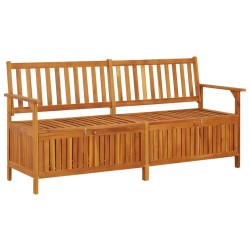 Banc de rangement 170 cm Bois d'acacia solide 570111570111