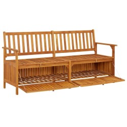 Banc de rangement 170 cm Bois d'acacia solide 570111570111